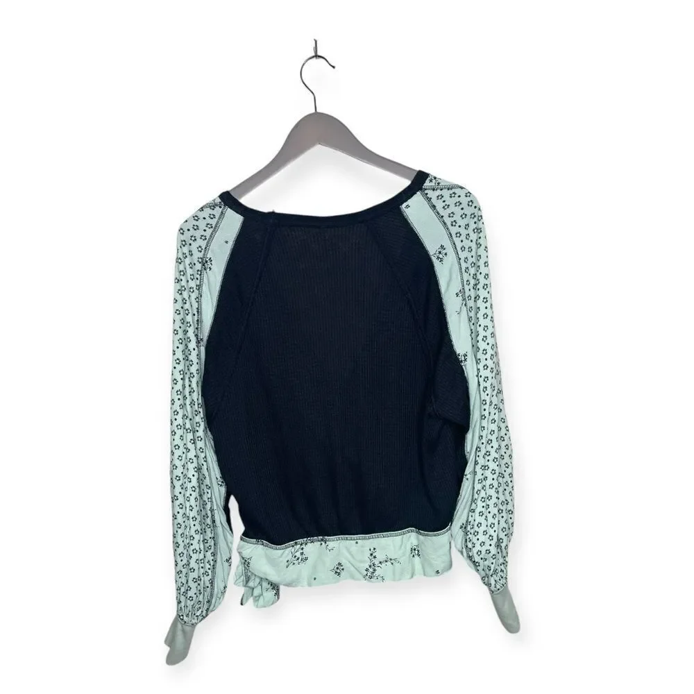 Free People Auxton Thermal Top Size Small